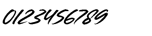 Sattyne Bregast  Italic Font OTHER CHARS