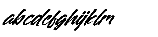 Sattyne Bregast  Italic FONT