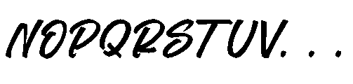Sattyne Bregast  Regular Font UPPERCASE