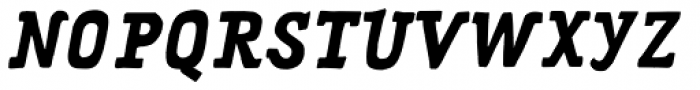 Saturator Serif FA Italic Font UPPERCASE