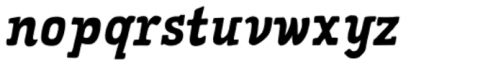 Saturator Serif FA Italic Font LOWERCASE