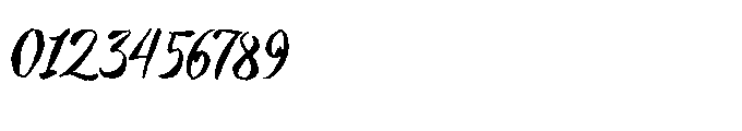 Saturday Brush Font OTHER CHARS