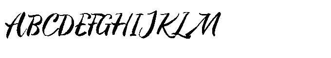 Saturday Brush Font UPPERCASE