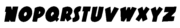 Saturday Matinee JNL Oblique Font LOWERCASE