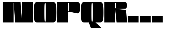 Sature Extra Bold Font UPPERCASE