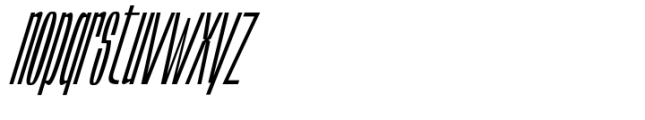 Sature Extra Light italic Font LOWERCASE