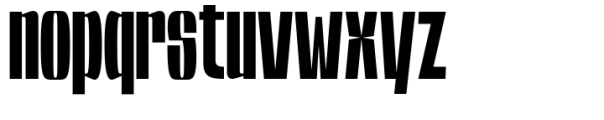 Sature Regular Font LOWERCASE