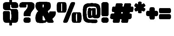 Sature Rounded Bold Font OTHER CHARS