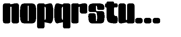 Sature Rounded Bold Font LOWERCASE