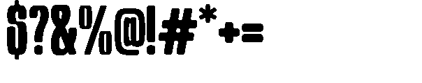 Sature Rounded Regular Font OTHER CHARS