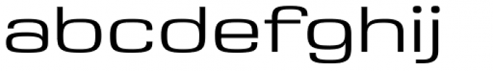 Saturn Extended Light Font LOWERCASE