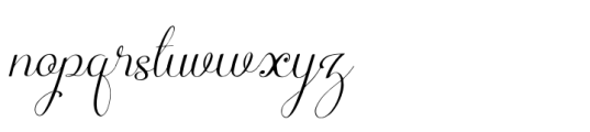 Saudary Regular Font LOWERCASE