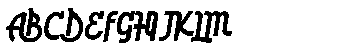 Saudi Arabia Italic Font UPPERCASE