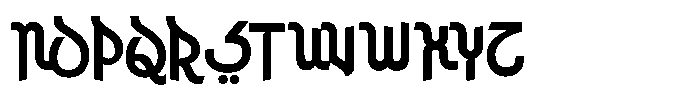 Saudi Arabia Regular Font UPPERCASE