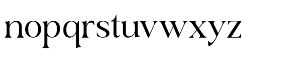 Saunde Regular Font LOWERCASE