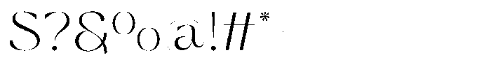 Savage Font OTHER CHARS