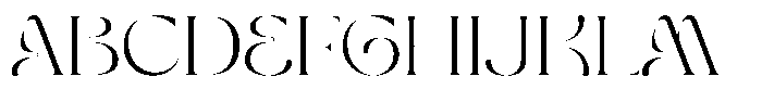 Savage Font UPPERCASE