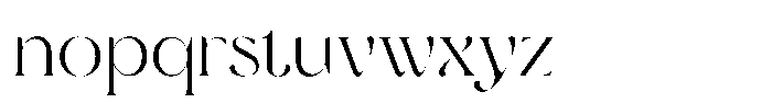Savage Font LOWERCASE