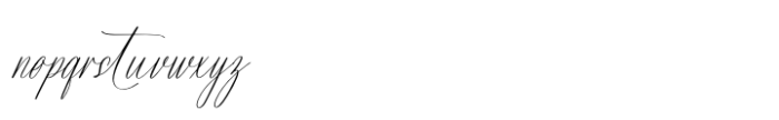 Savanah Glamour Regular Font LOWERCASE