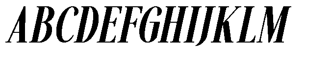 Savera Editorial Black Italic Font UPPERCASE