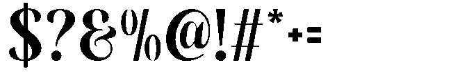 Savera Editorial Black Font OTHER CHARS