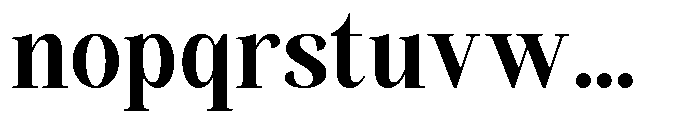 Savera Editorial Black Font LOWERCASE