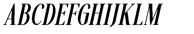 Savera Editorial Bold Italic Font UPPERCASE