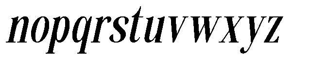 Savera Editorial Bold Italic Font LOWERCASE