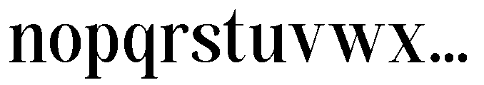 Savera Editorial Bold Font LOWERCASE
