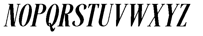Savera Editorial Extra Bold Italic Font UPPERCASE