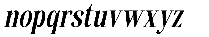 Savera Editorial Extra Bold Italic Font LOWERCASE