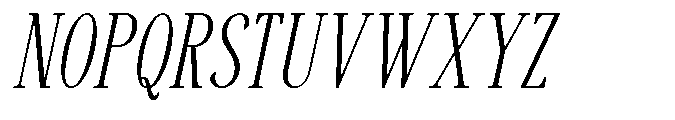 Savera Editorial Extra Light Italic Font UPPERCASE