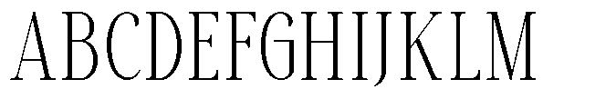Savera Editorial Extra Light Font UPPERCASE
