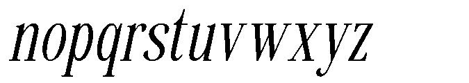 Savera Editorial Italic Font LOWERCASE