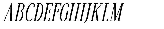 Savera Editorial Light Italic Font UPPERCASE