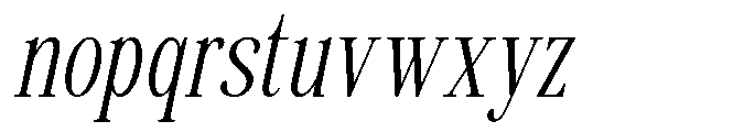 Savera Editorial Light Italic Font LOWERCASE