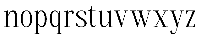 Savera Editorial Light Font LOWERCASE