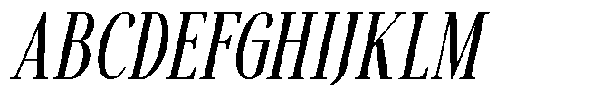 Savera Editorial Medium Italic Font UPPERCASE