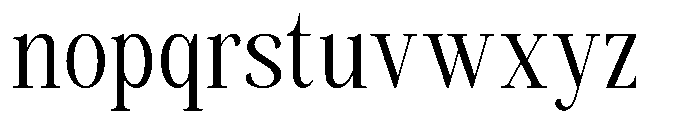 Savera Editorial Regular Font LOWERCASE