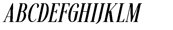 Savera Editorial Semi Bold Italic Font UPPERCASE