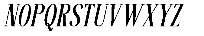 Savera Editorial Semi Bold Italic Font UPPERCASE