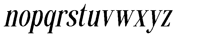 Savera Editorial Semi Bold Italic Font LOWERCASE