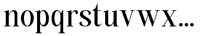 Savera Editorial Semi Bold Font LOWERCASE