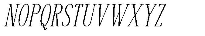 Savera Editorial Thin Italic Font UPPERCASE