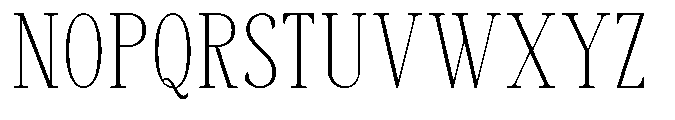 Savera Editorial Thin Font UPPERCASE