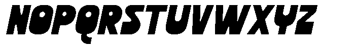 Savero Italic Font UPPERCASE