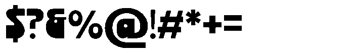 Savero Regular Font OTHER CHARS