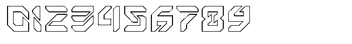 Savery Outline Font OTHER CHARS
