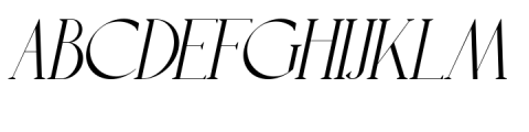 Saveya Italic Font UPPERCASE