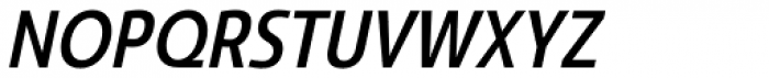 Savigny Medium Condensed Italic Font UPPERCASE